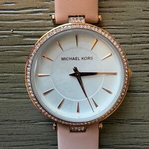 Michael Kors Blush and Rose Gold Watch